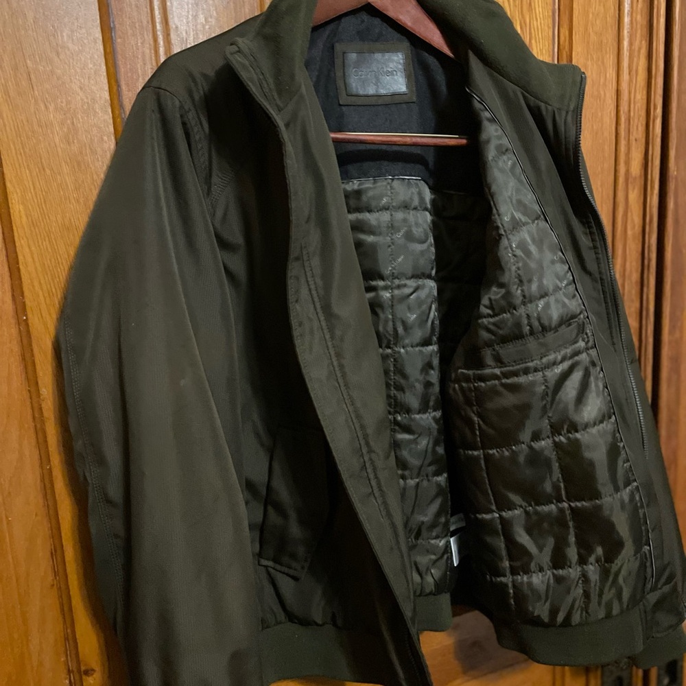 Calvin Klein jacket green